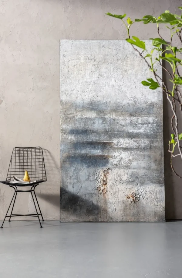 KARE Design Acrylschilderij Abstract Into The Night 210x120cm