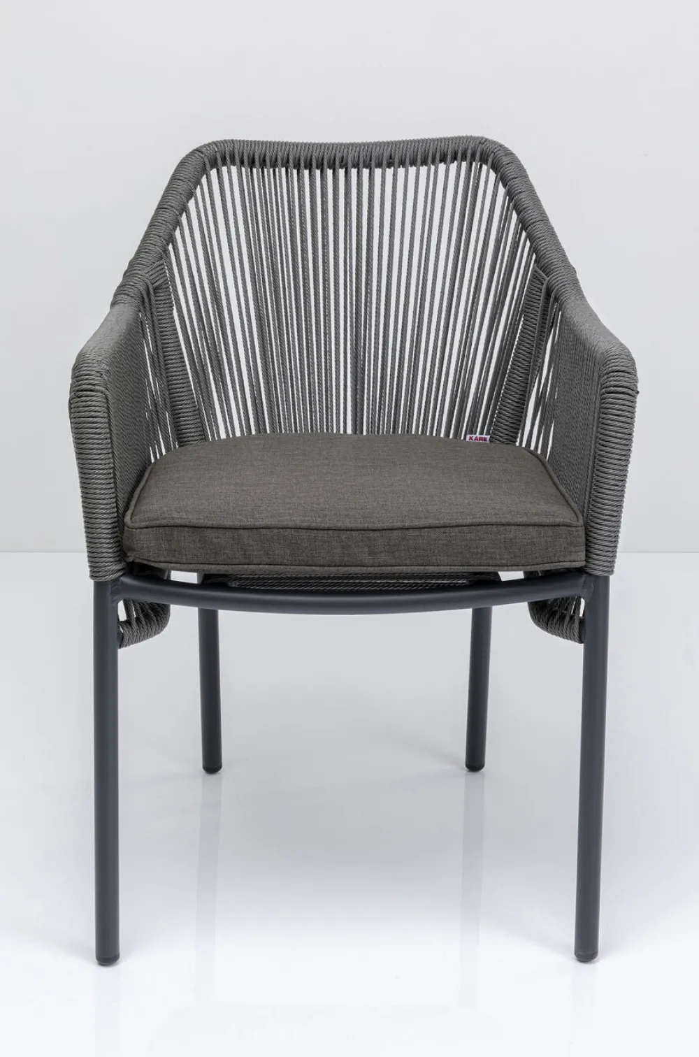 armleuningstoel_wave_grey_1.webp KARE Design Armleuningstoel Wave Grey
