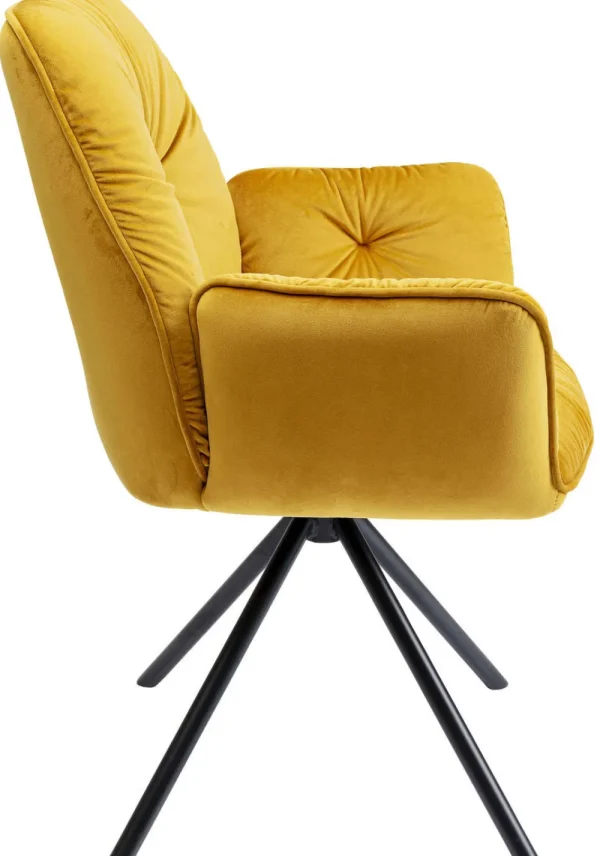 KARE Design Armleunstoel Mila Geel