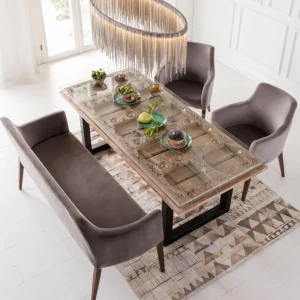 KARE Design Armleunstoel Mode Fluweel Grijs