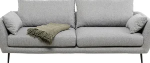 KARE Design Bank Amalfi 2-Seater Grey 219cm