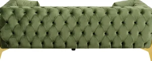KARE Design Bank Bellissima 2-Seater Velvet Green 200cm