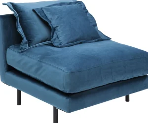 KARE Design Bank Element Lullaby Petrol-Blauw