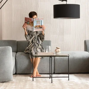 KARE Design Bank Living Landscape 2 Lucca Grey Right 328cm