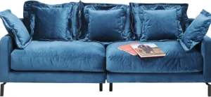 KARE Design Bank Lullaby 2-Zits Petrol-Blauw