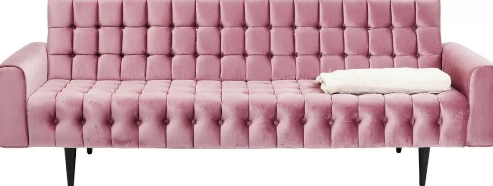 bank_milchbar_zits_fluweel_roze_3.webp KARE Design Bank Milchbar 3-Zits Fluweel Roze