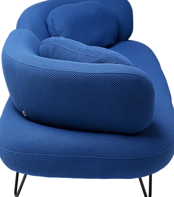 KARE Design Bank Peppo 2-Seater Blue 182cm