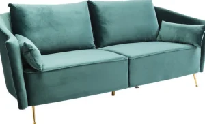 KARE Design Bank Vegas Forever 3-Zits Petrol-Blauw