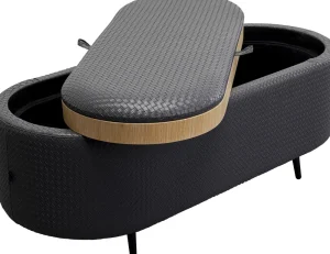 KARE Design Bank Venezia Storage Grey 100cm