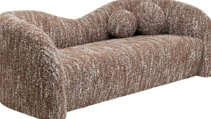 KARE Design Bank 2-zits Livia Melange Brown 201cm