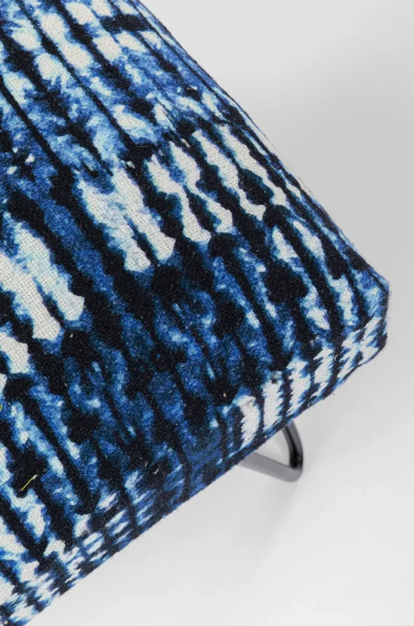 KARE Design Bankje Desna Patchwork Blue 80cm