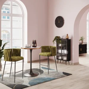 KARE Design Barkruk Saluti Dark Green