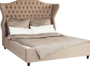 KARE Design Bed City Spirit Linnen Natuurlijk 160x200cm