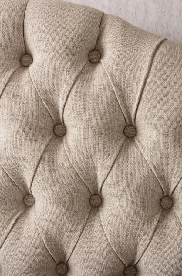 KARE Design Bed City Spirit Linnen Natuurlijk 180x200cm