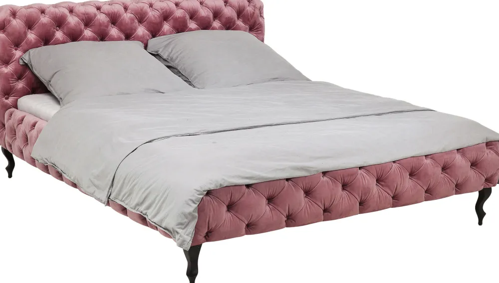 bed_desire_fluweel_roze_xcm_2-1.webp KARE Design Bed Desire Fluweel Roze 180x200cm