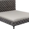 KARE Design Bed Desire Hoog Zilvergrijs 160x200cm