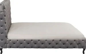 KARE Design Bed Desire Hoog Zilvergrijs 160x200cm
