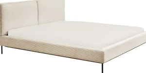 KARE Design Bed East Side Cord Creme 180x200cm
