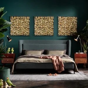 KARE Design Bed Tivoli Groen 180x200