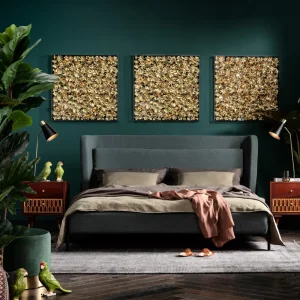 KARE Design Bed Tivoli Groen 160x200
