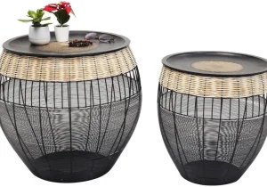 KARE Design Bijzettafel African Drums (2-delig)