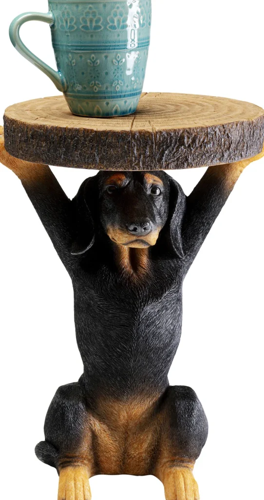 KARE Design Bijzettafel Animal Bassotto 32cm