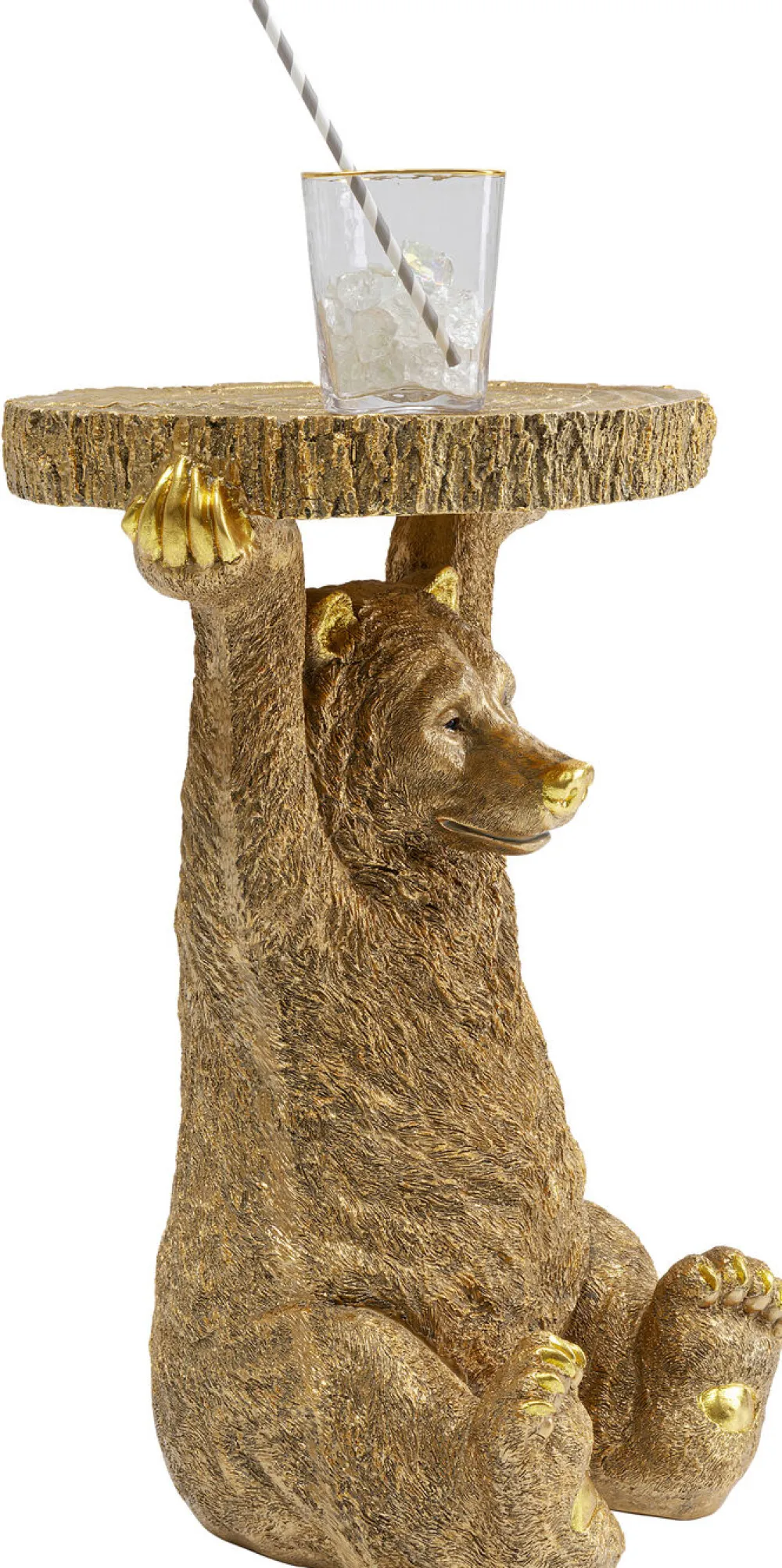 bijzettafel_animal_beer_goud_xcm_5.webp KARE Design Bijzettafel Animal Beer Goud 35x34cm