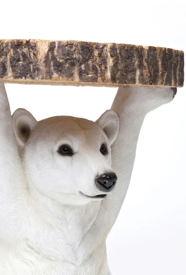 KARE Design Bijzettafel Animal IJsbeer Ø37cm