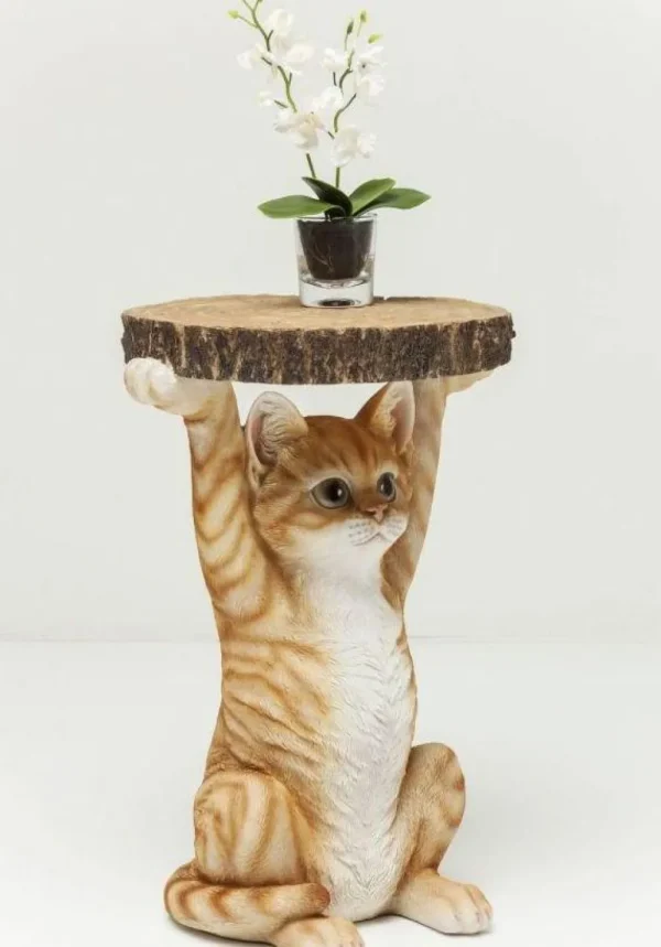 KARE Design Bijzettafel Animal Ms Cat Ø33cm