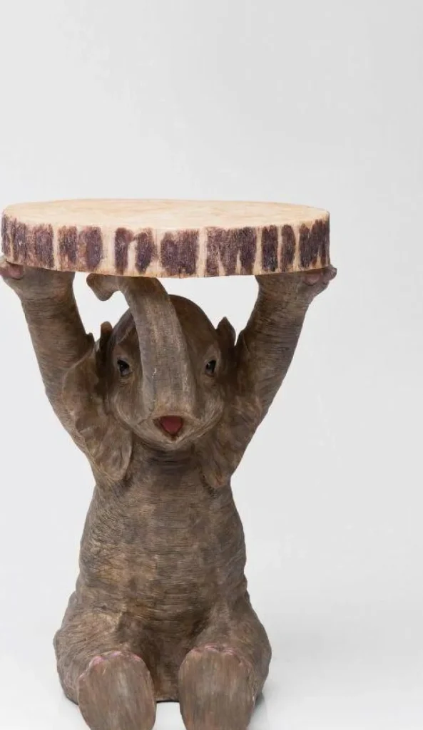 KARE Design Bijzettafel Animal Olifant Ø35cm