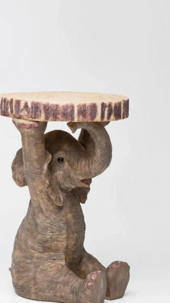 KARE Design Bijzettafel Animal Olifant Ø35cm