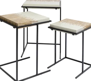 KARE Design Bijzettafel Bora Bora (3/set)
