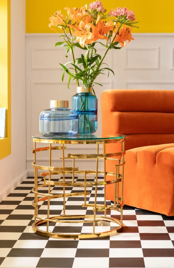 KARE Design Bijzettafel Jupiter Goud Ø55cm