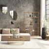 KARE Design Boekenkast Loft Goud 100x115cm