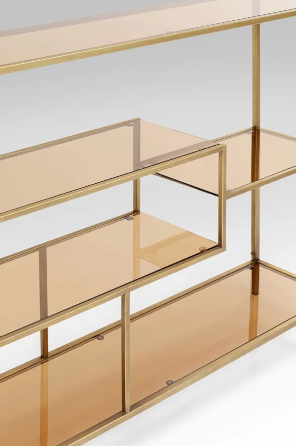 KARE Design Boekenkast Loft Goud 100x115cm