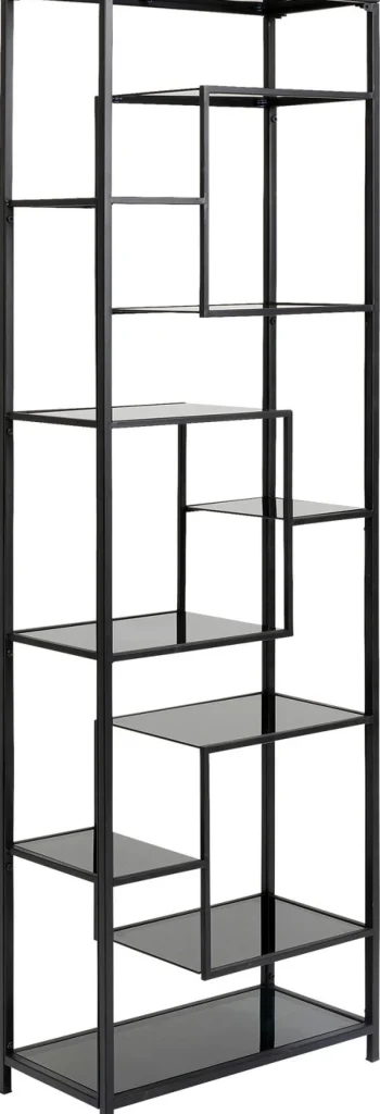 KARE Design Boekenkast Loft Zwart 195x60cm