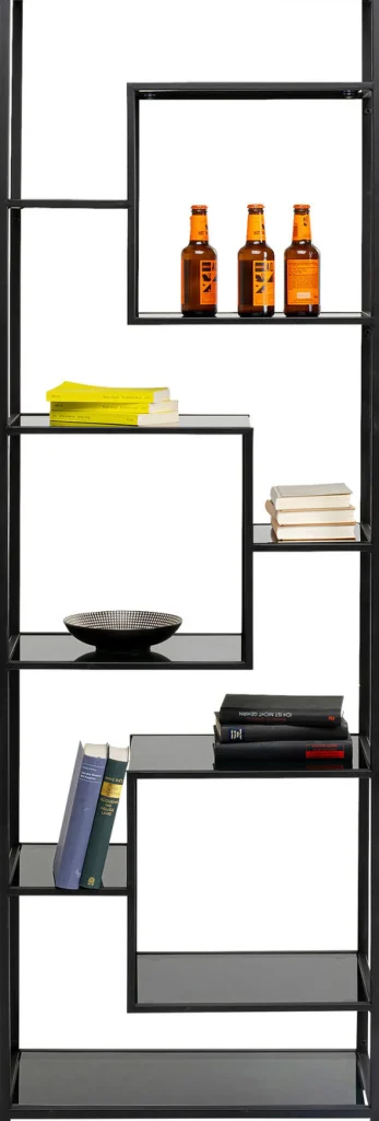 KARE Design Boekenkast Loft Zwart 195x60cm