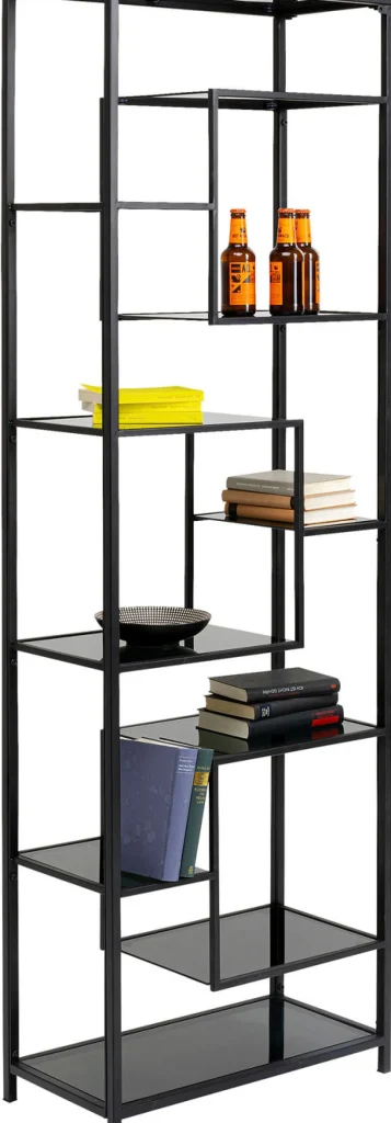 KARE Design Boekenkast Loft Zwart 195x60cm