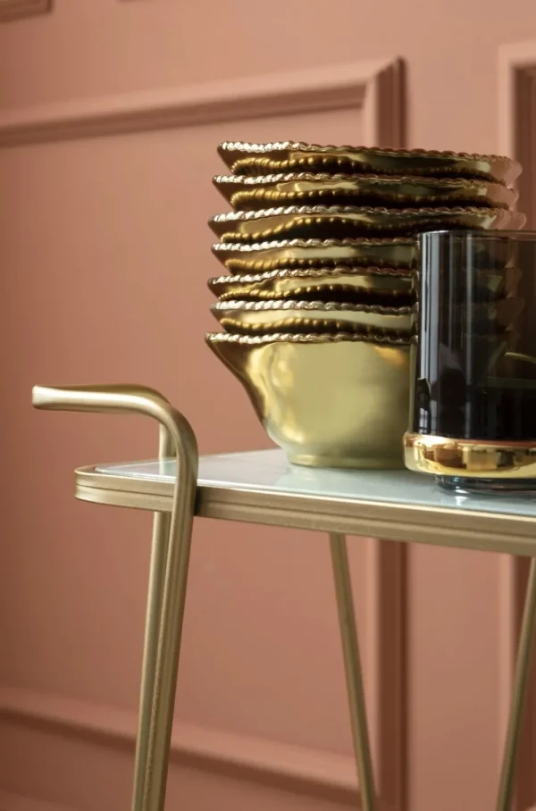 KARE Design Bord Bell Goud Ø36cm