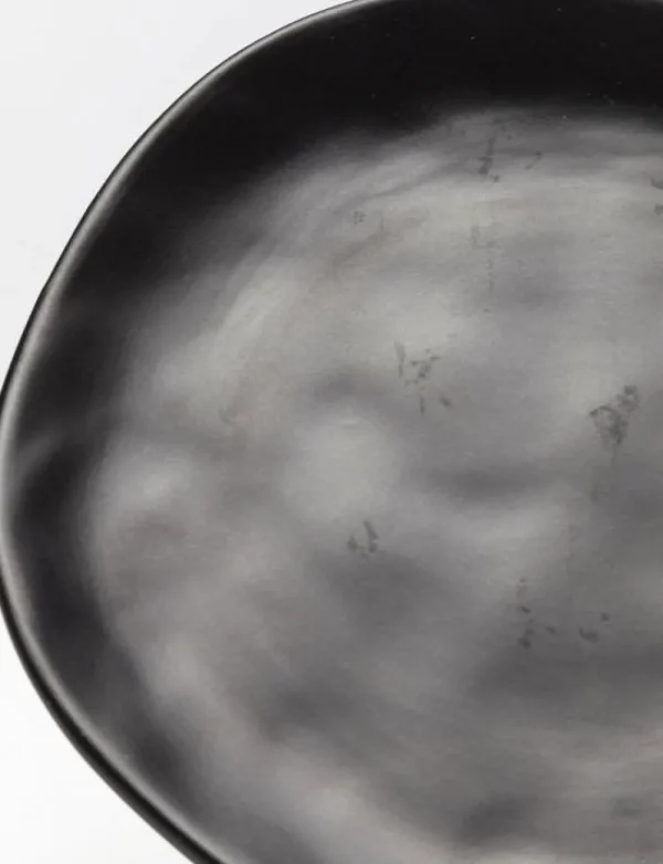 KARE Design Bord Organic Zwart Ø20cm