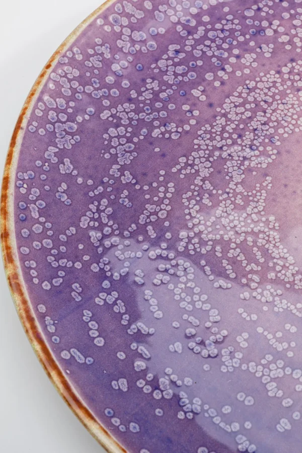 KARE Design Bord Shirley Violet Ø26cm