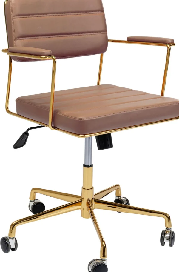 KARE Design Bureaustoel Dottore Bruin