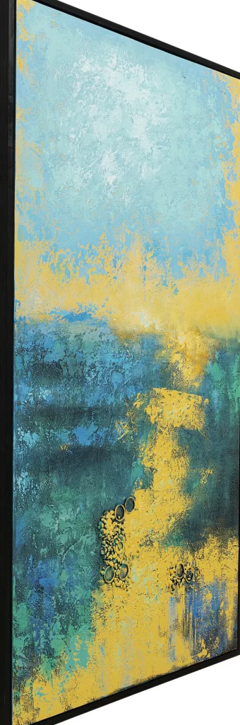 KARE Design Canvas Jardin Blue 125x215cm