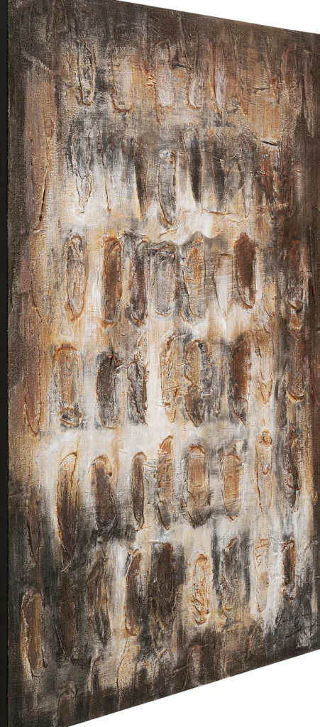 KARE Design Canvas Schilderij Shadows Bruin 90x120cm