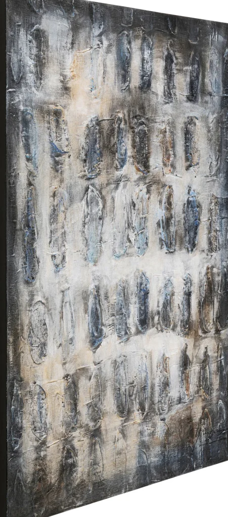 KARE Design Canvas Schilderij Shadows Grijs