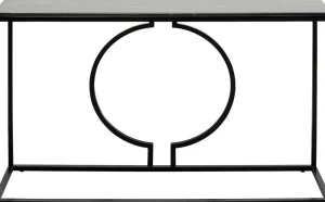 KARE Design Console Miami Loft Zwart 120x75cm