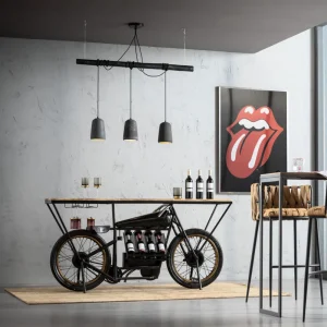 KARE Design Console Motorbike Zwart
