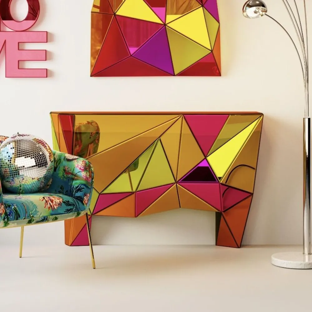KARE Design Console Prisma Colore 127cm