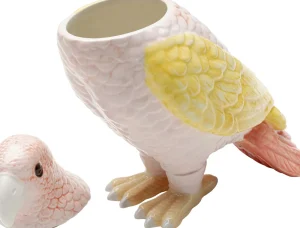 KARE Design Deco Kan Exotic Bird Giallo 23cm