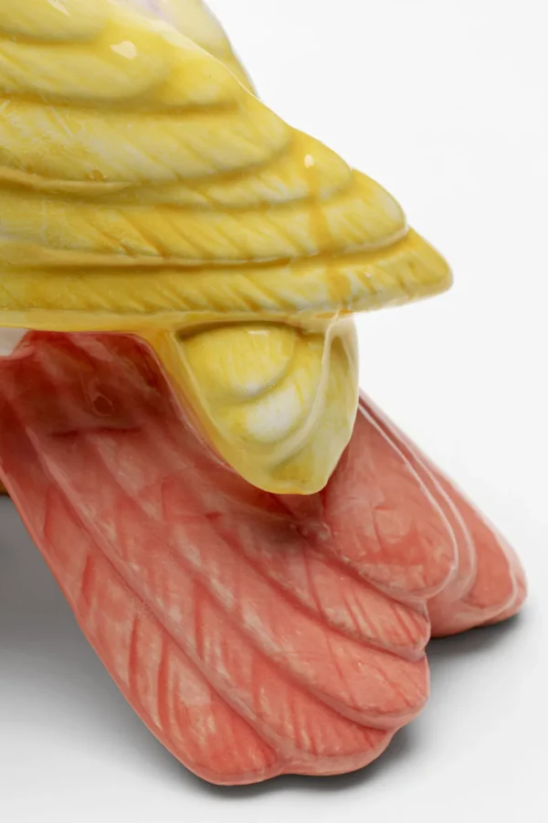 KARE Design Deco Kan Exotic Bird Giallo 23cm